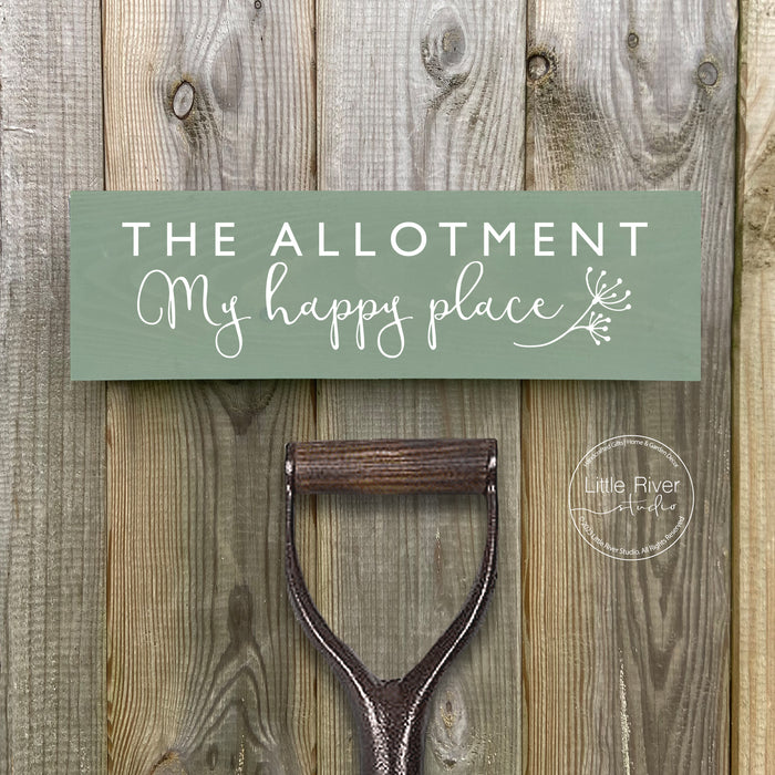 The Allotment Handcrafted Wooden Sign