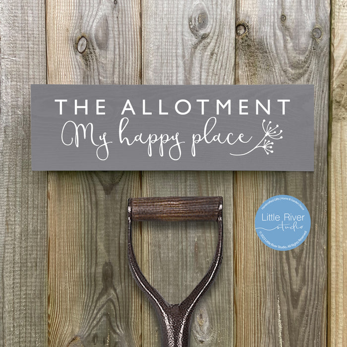 The Allotment Handcrafted Wooden Sign